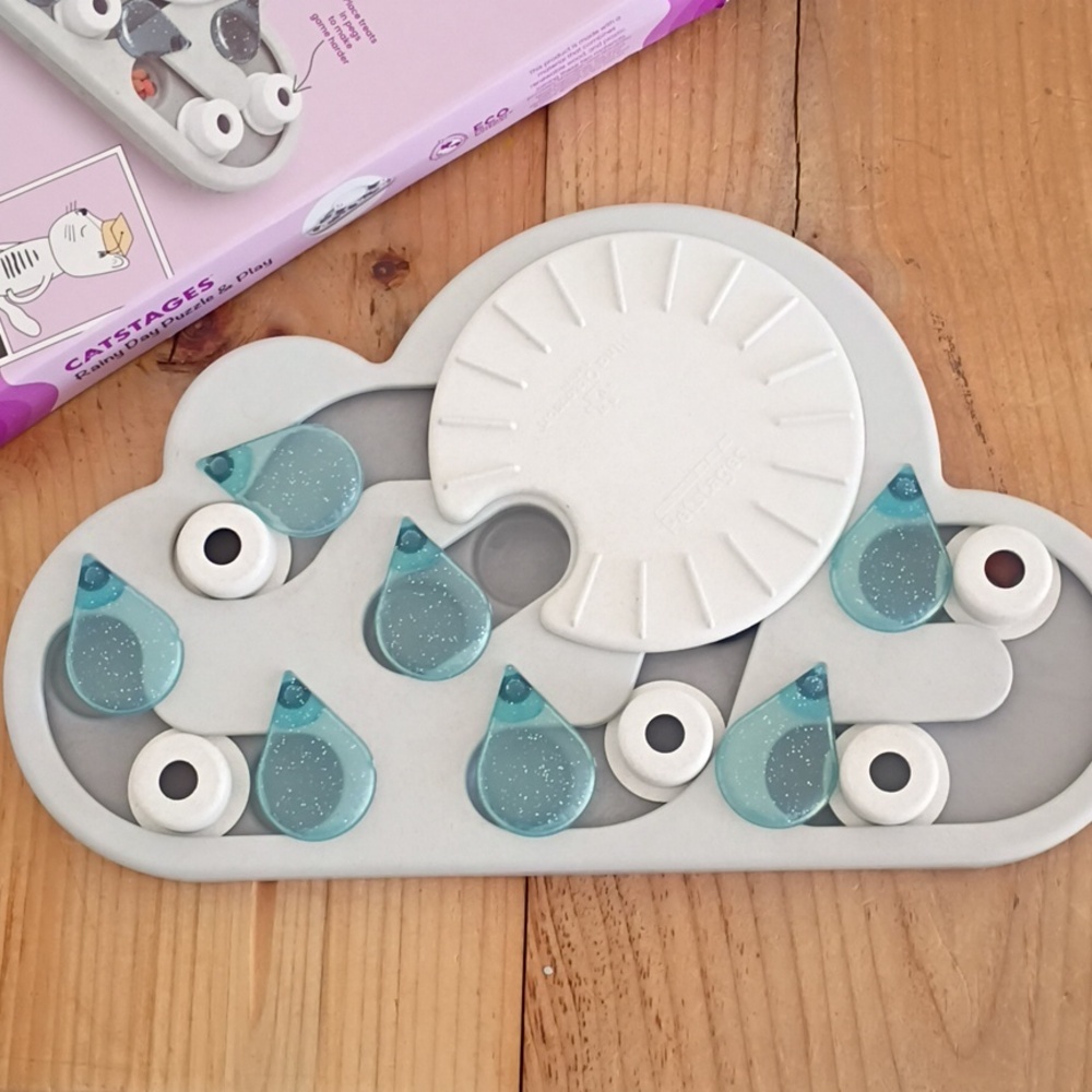 Catstages Nina Ottosson Interactive Cat Treat Puzzle and Feeder Toy - Picture 9 of 11